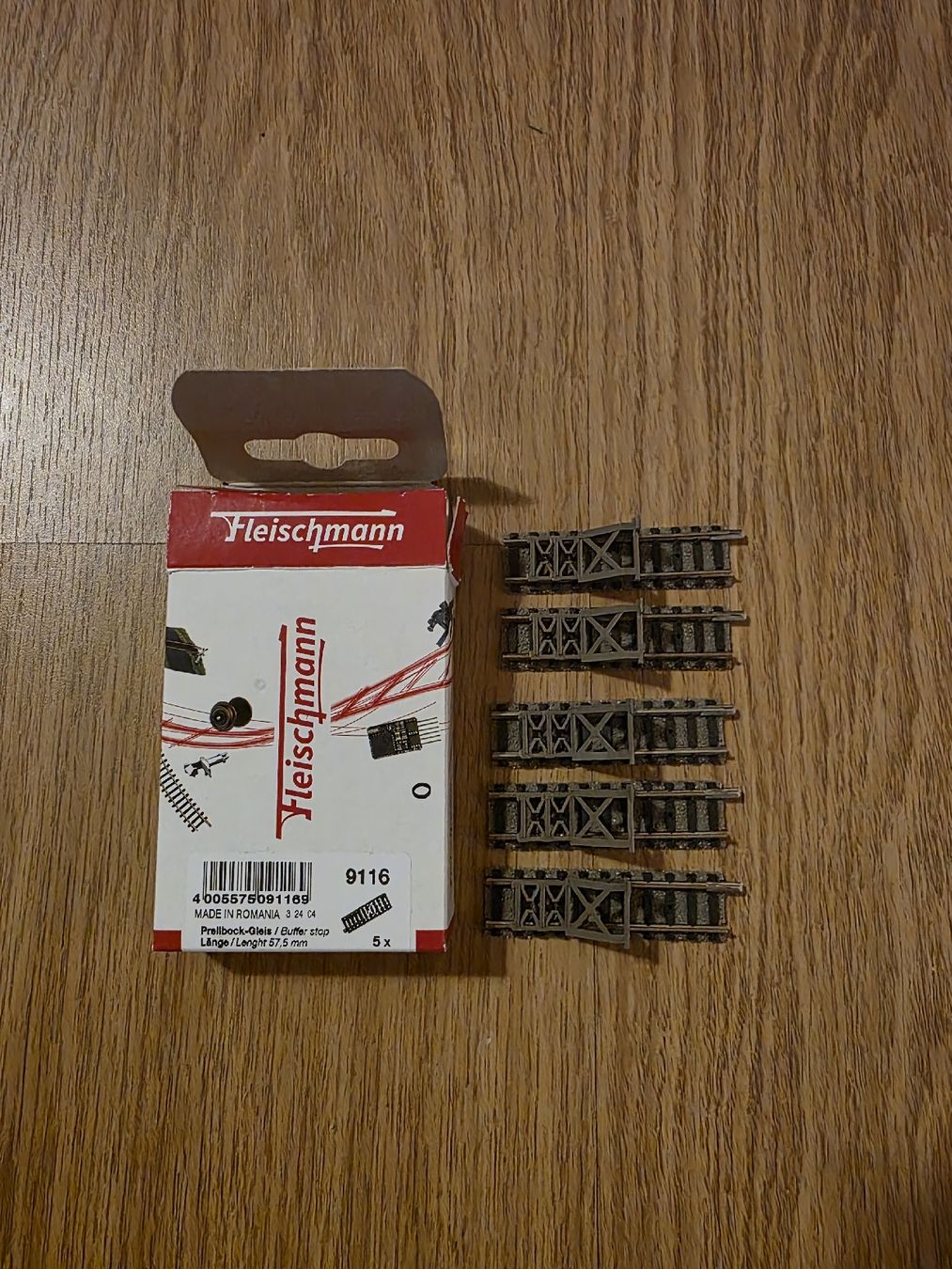 Fleischmann Modellini di ferrovie: Fleischmann Spur N Prellböcke 9116 – Usato da Thun venduto da Denon01