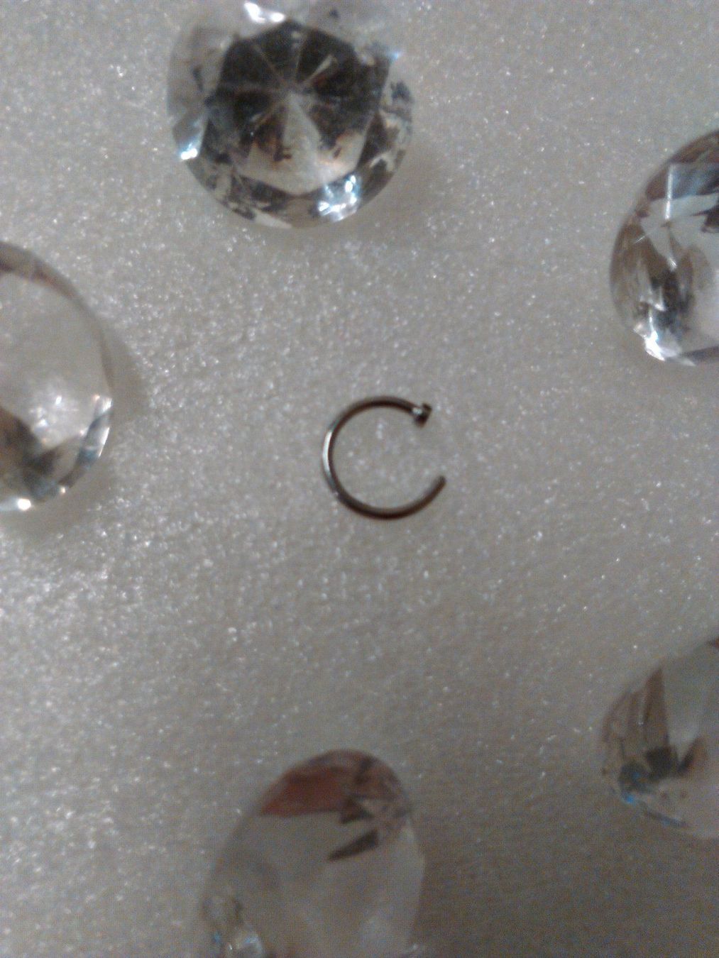 Bijoux piercing: EDELSTHAL LIPPENPIERCING;SILBER FARBE – Neuf (Voir description) à Basel par bijoutrie_4 1