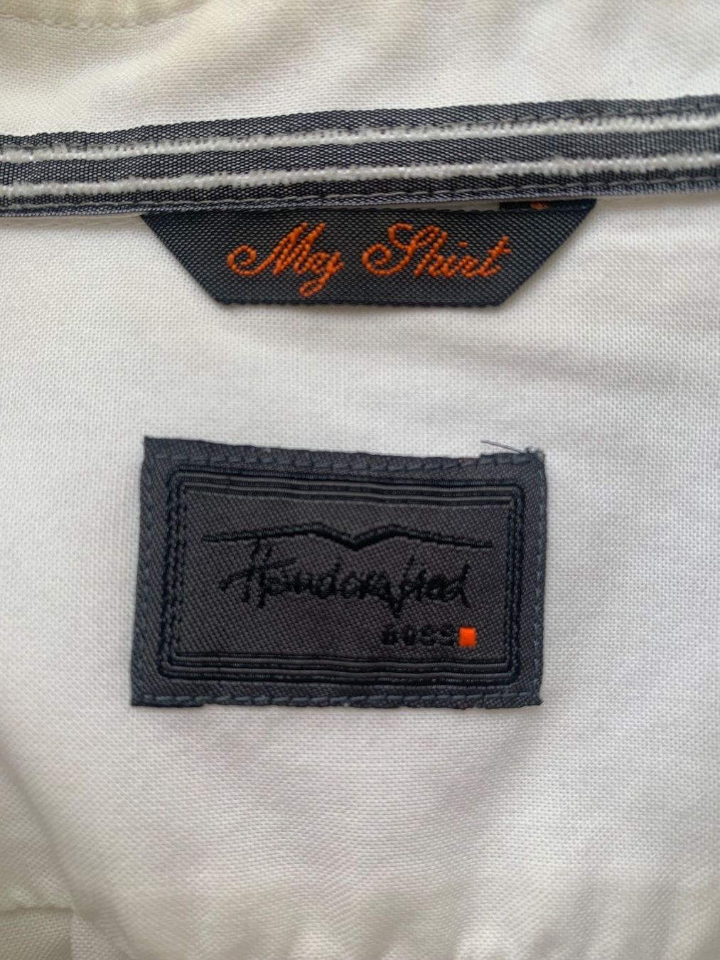 Hugo Boss Camicie: Handcrafted Boss "Orange" Hemd Vintage (Gr. M) – Usato da Rüschlikon venduto da Brixen07 2