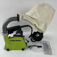Fräs master Schleifmaschine mit Staubbeutel und Schutzbrille