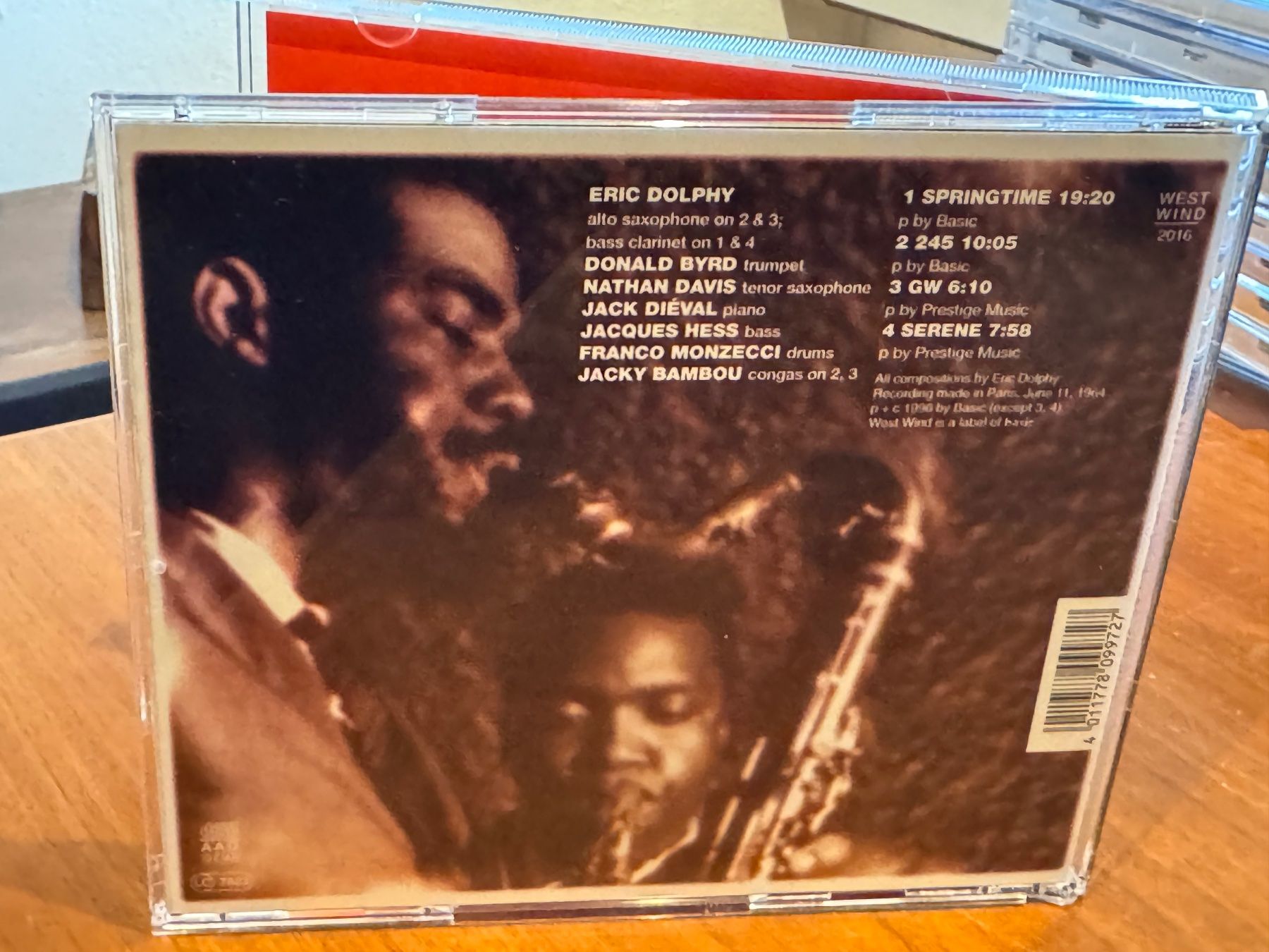 CD: Eric Dolphy - Last Recordings - KA01B – Usato da Küsnacht ZH venduto da JazzRecords 1