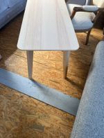 Tisch hell Holz Optik rechteckig ca. 120x40cm guter Zustand