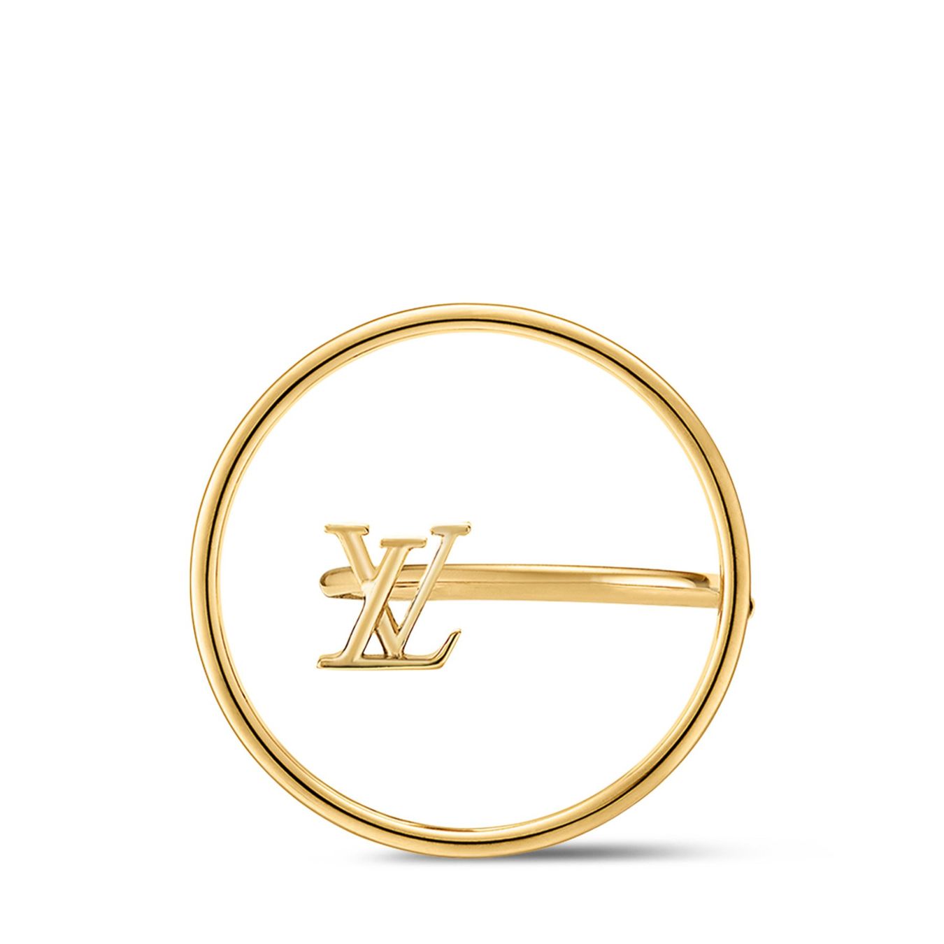 Anelli: Louis Vuitton – Bague LV Loop dorée – Usato da Mörigen venduto da uw5_bq7n