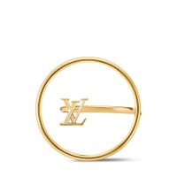 Louis Vuitton – Bague LV Loop dorée