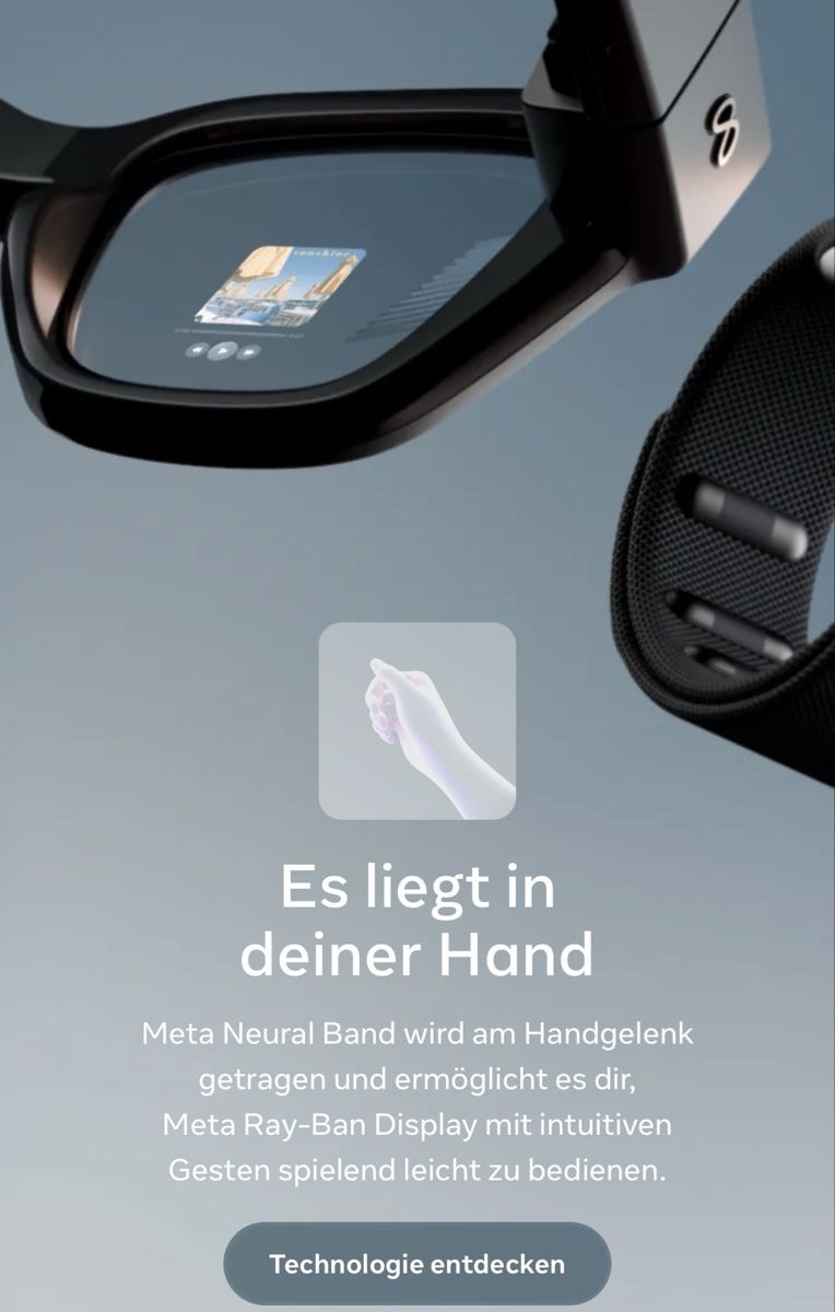 Ray-Ban Occhiali & Lenti: RayBan Meta Display TOP – Nuovo e nell'imballaggio originale da Schaffhausen venduto da Aensch 1