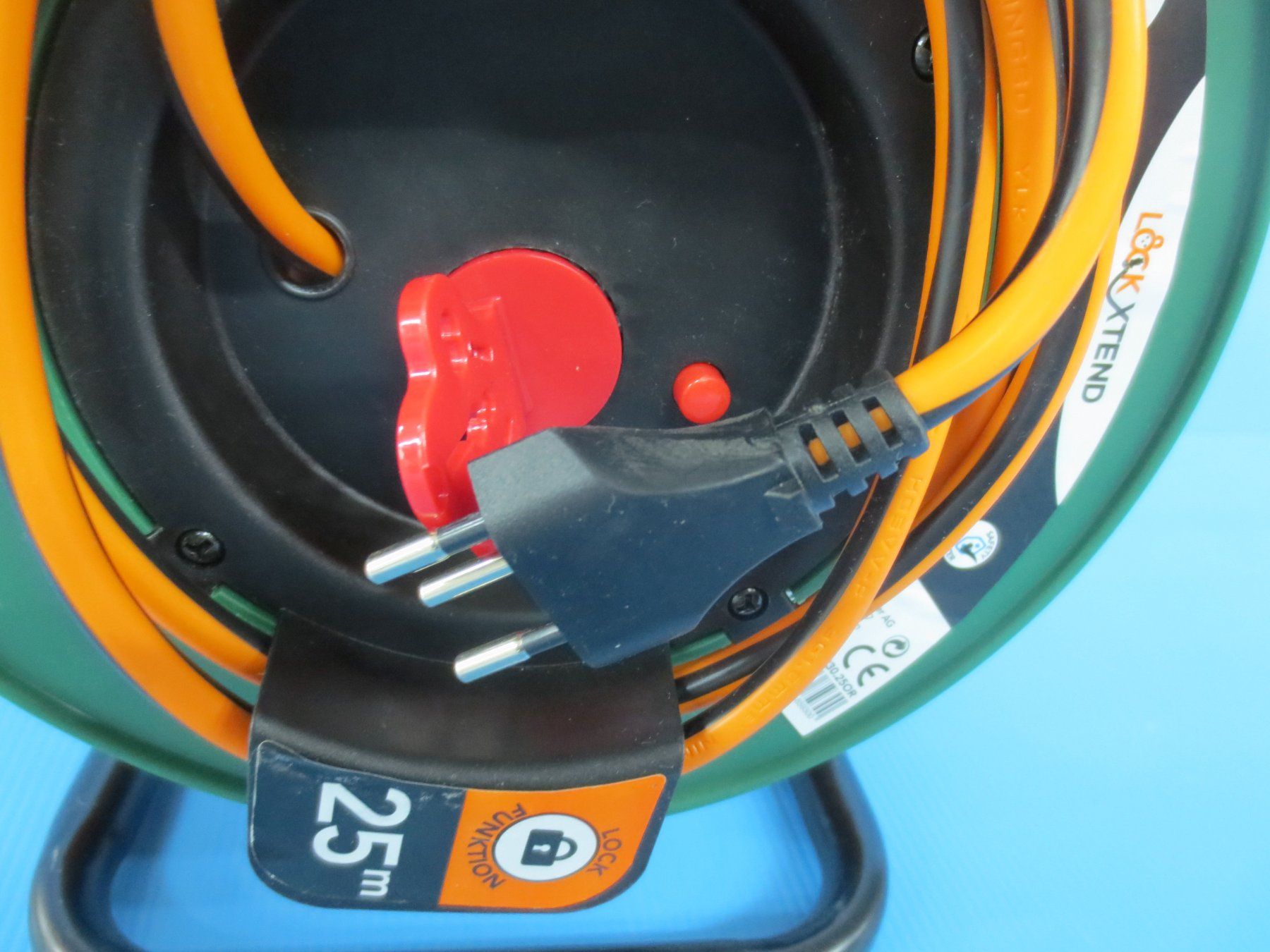 Kabel: 25m Garten Kabelrolle mit Lock - Kupplung T13  Lockxtend – Neu (gemäss Beschreibung) aus Sulz LU von Elektrofachverkauf 3