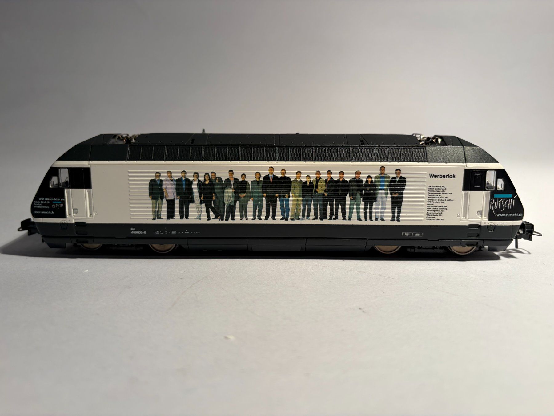 Roco Modelleisenbahnen: ROCO E-Lok SBB RE460 RUTSCHI weiss, AC Digital – Gebraucht aus Buchrain von Modellbahn11 2