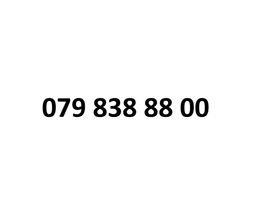 Neue 079 838 88 00 PrePaid Handy Nummer mit Gratis SIM-Kart