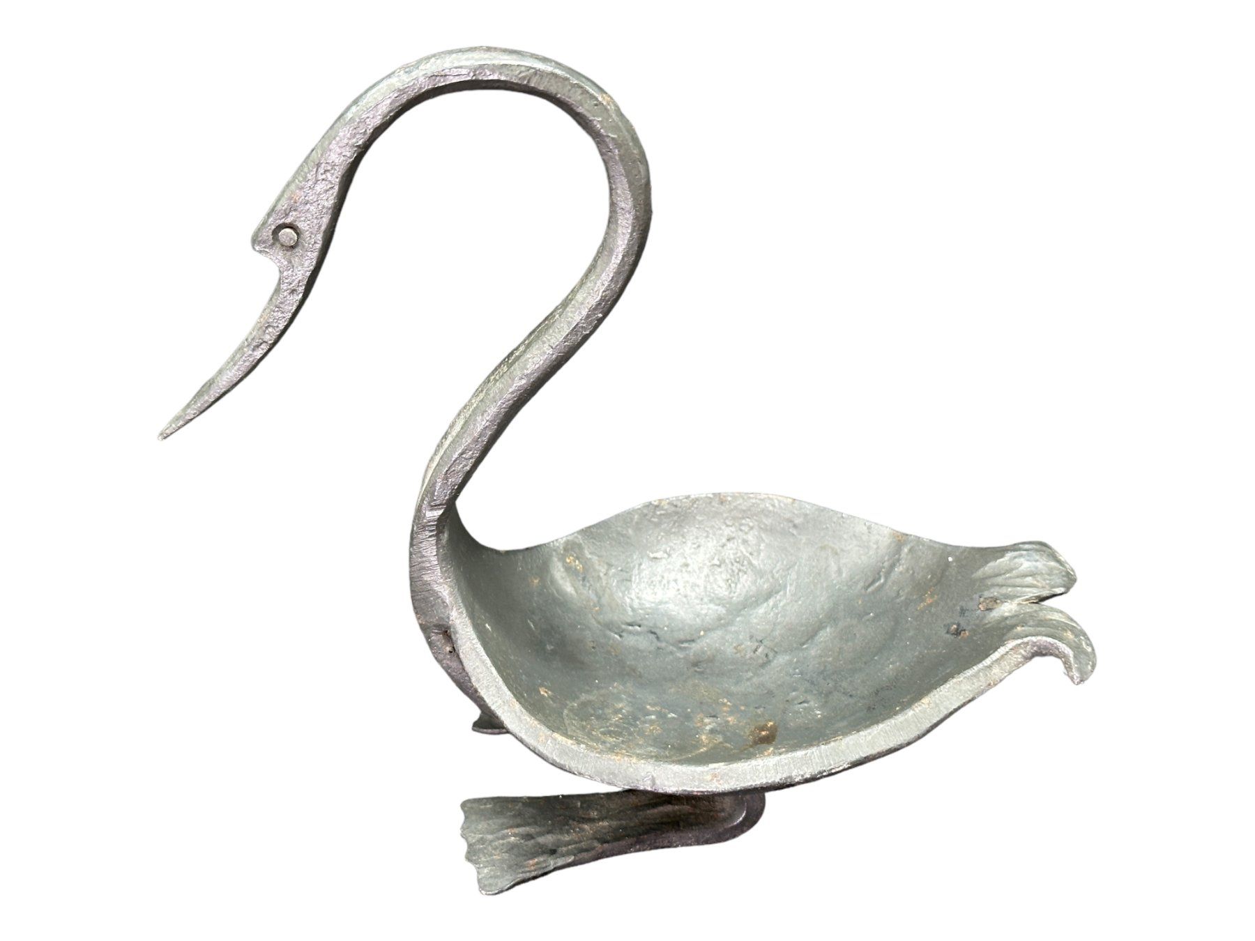 Piatti di portata: Superbe vide poche cendrier cygne en fer forgé – Usato da Morges venduto da deco.vintage 2