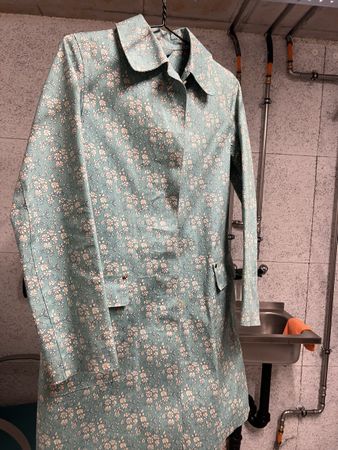 Mackintosh floral coat size XS handmade Scotland