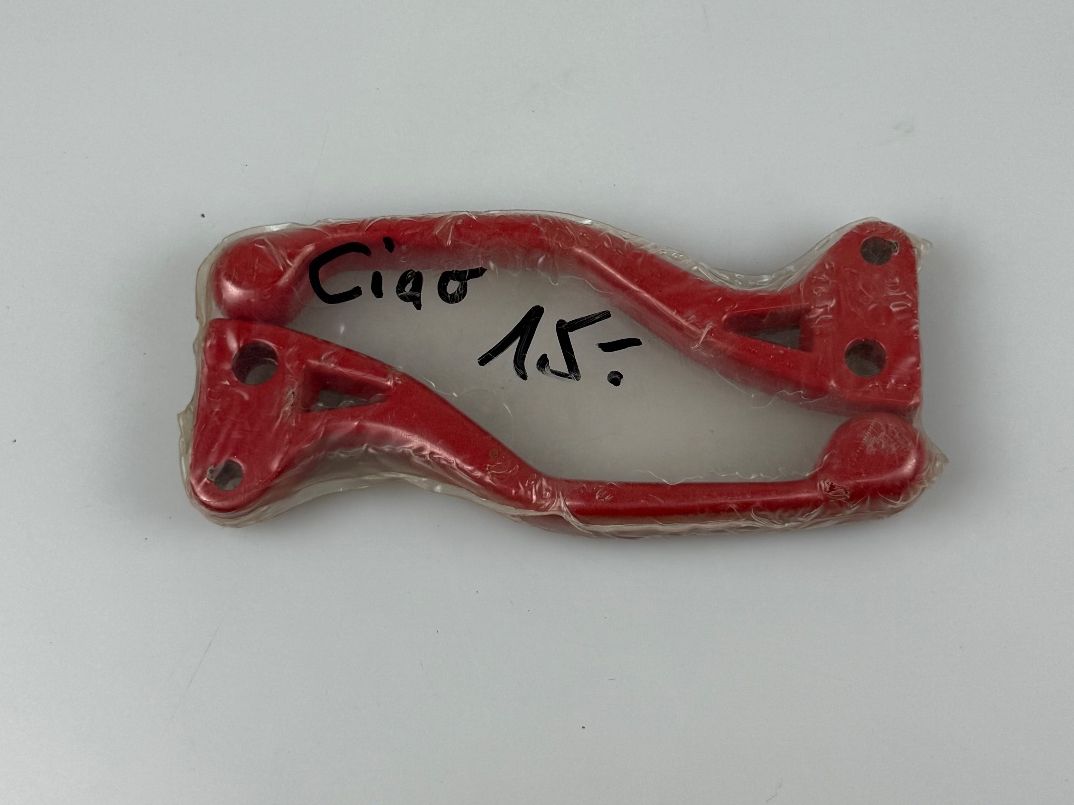 Piaggio Ciclomotori: Bremshebel Piaggio Ciao rot NOS – Nuovo e nell'imballaggio originale da Hallau venduto da mofaplus