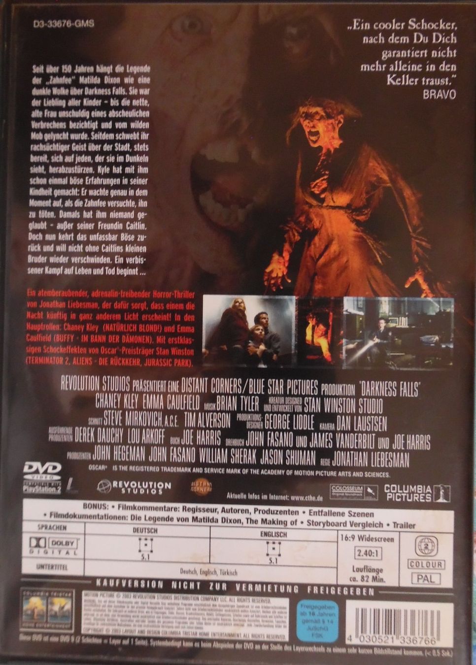 Tutti i DVDs: Der Fluch von Darkness Falls – Usato da Bellinzona venduto da Luna093 2