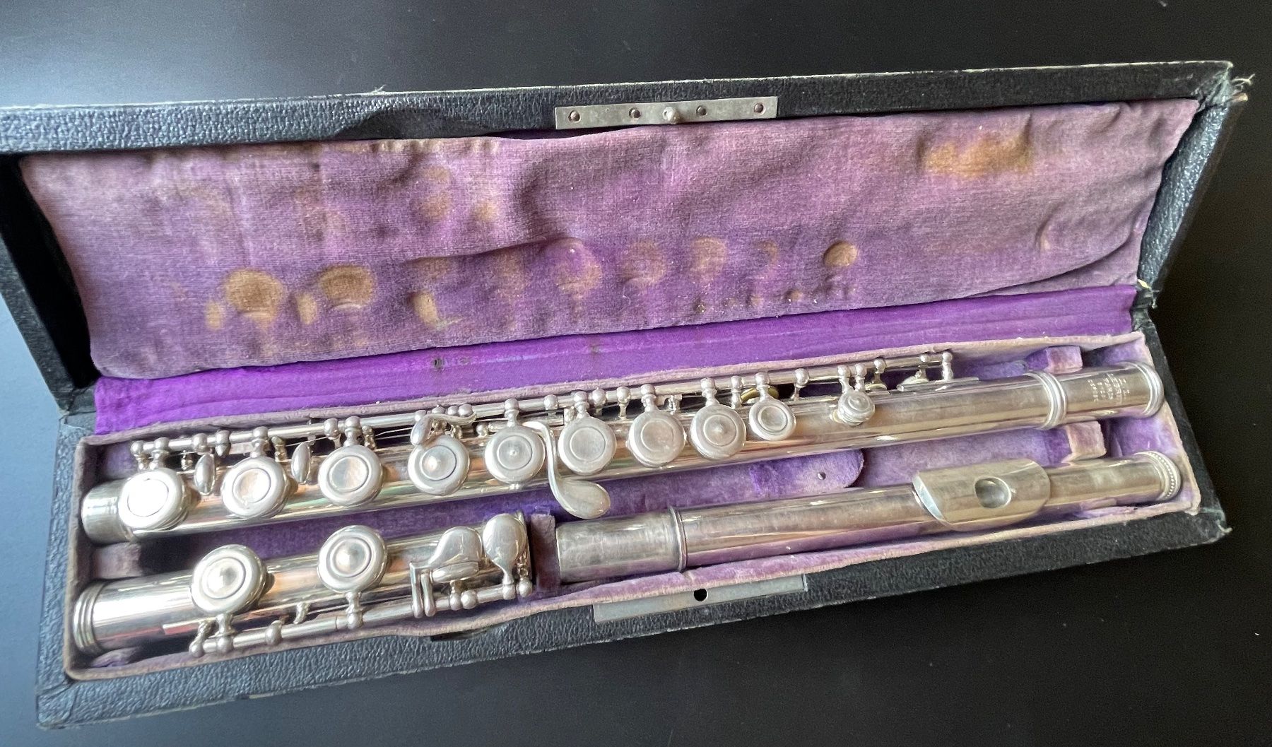 Strumenti musicali: Louis Leon Lebret ,Paris, Querflöte, 5120 , Déposé – Usato da Basel venduto da TOMFAN 2