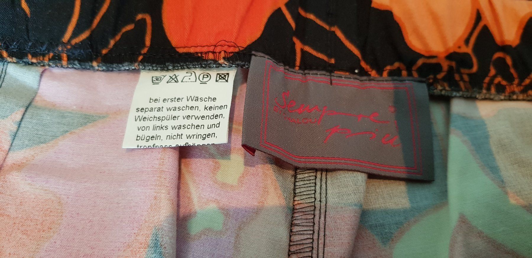 Hosen: Sommerhose gemustert Sempre Piu Gr. 46 – Neu (gemäss Beschreibung) aus WALTERSWIL SO von thb_ybm8 4