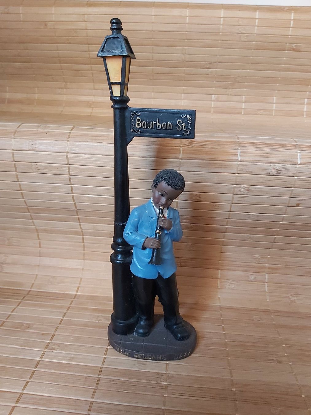 Statuette: Versand möglich! Vintage Figur, Klarinette, Bourbon St – Usato da Winterthur venduto da Goldpipau 2