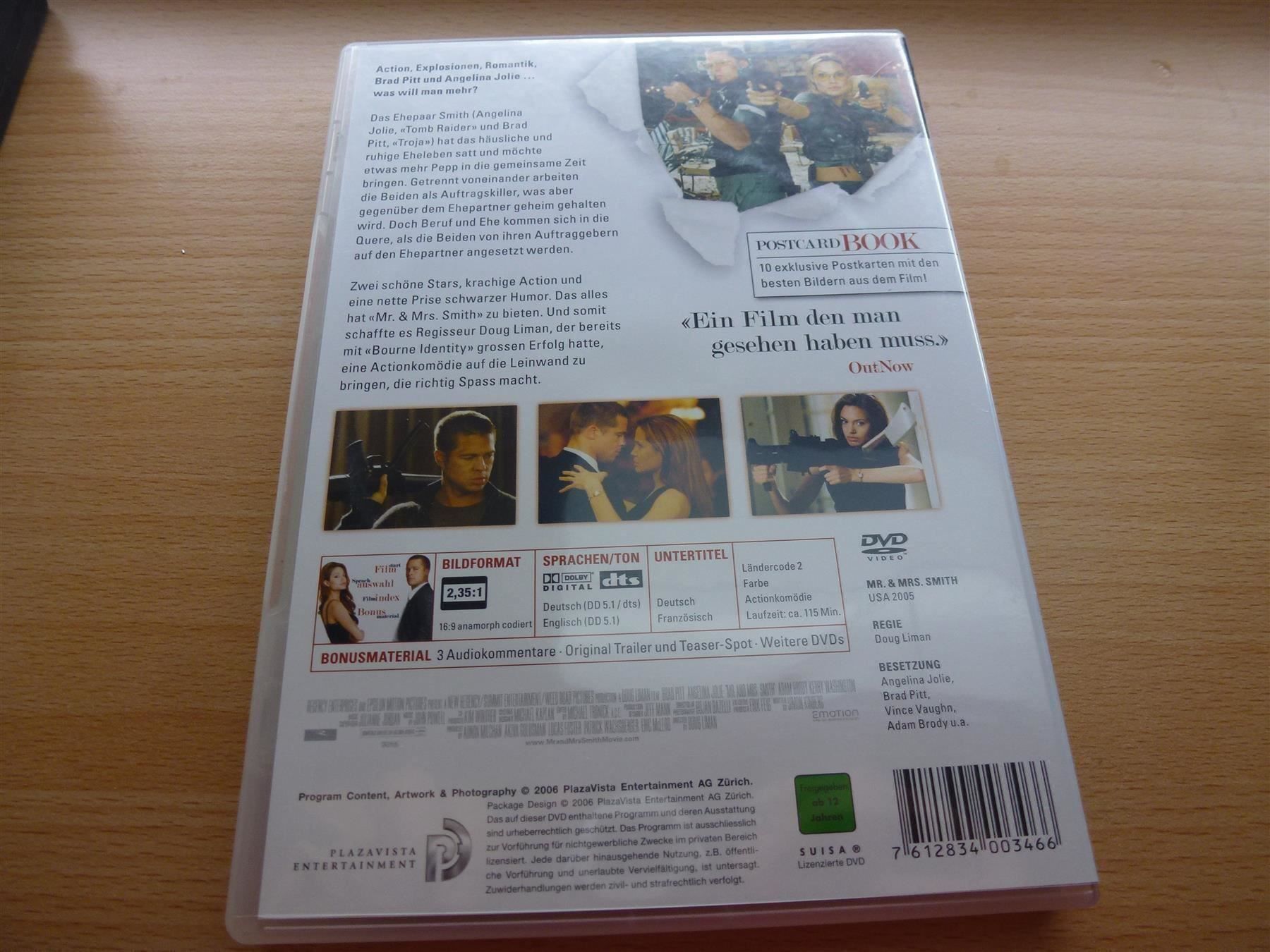Tutti i DVDs: Mr. & Mrs. Smith – Usato da Hombrechtikon venduto da Maloev17 1
