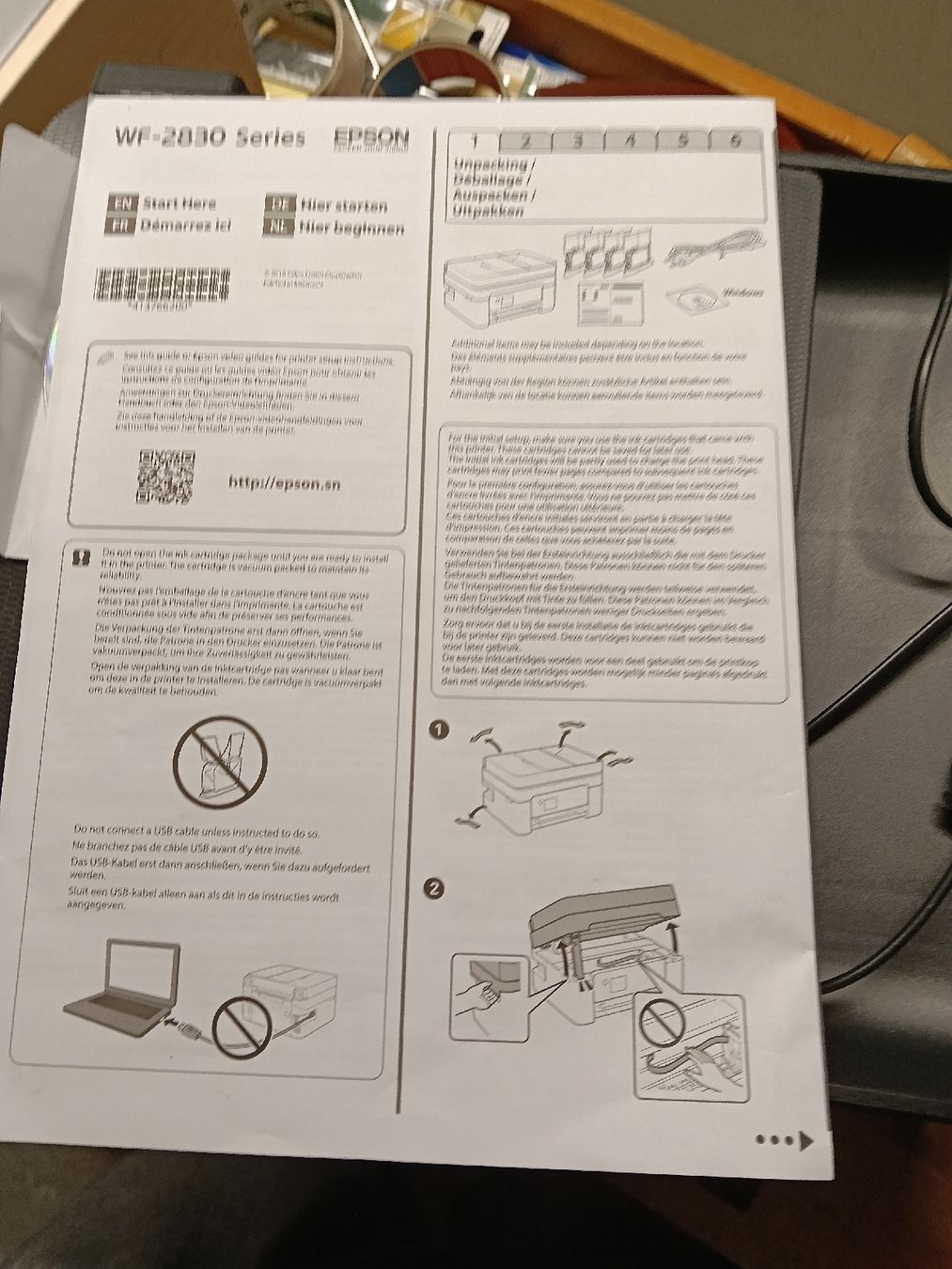 Epson Imprimantes: Epson WorkForce WF-2830 Drucker Multifunktionsgerät  – Neuf (Voir description) à Frauenfeld par bro_bw2b 2