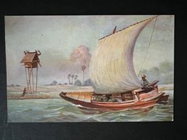 Postkarte Schiff Molukken ungebraucht  (P97)