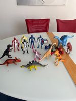 Dinosaurier Figuren , T -Rex , Batugan und 6 Figuren
