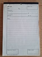 Vintage SBB Notizblock, neuwertig!