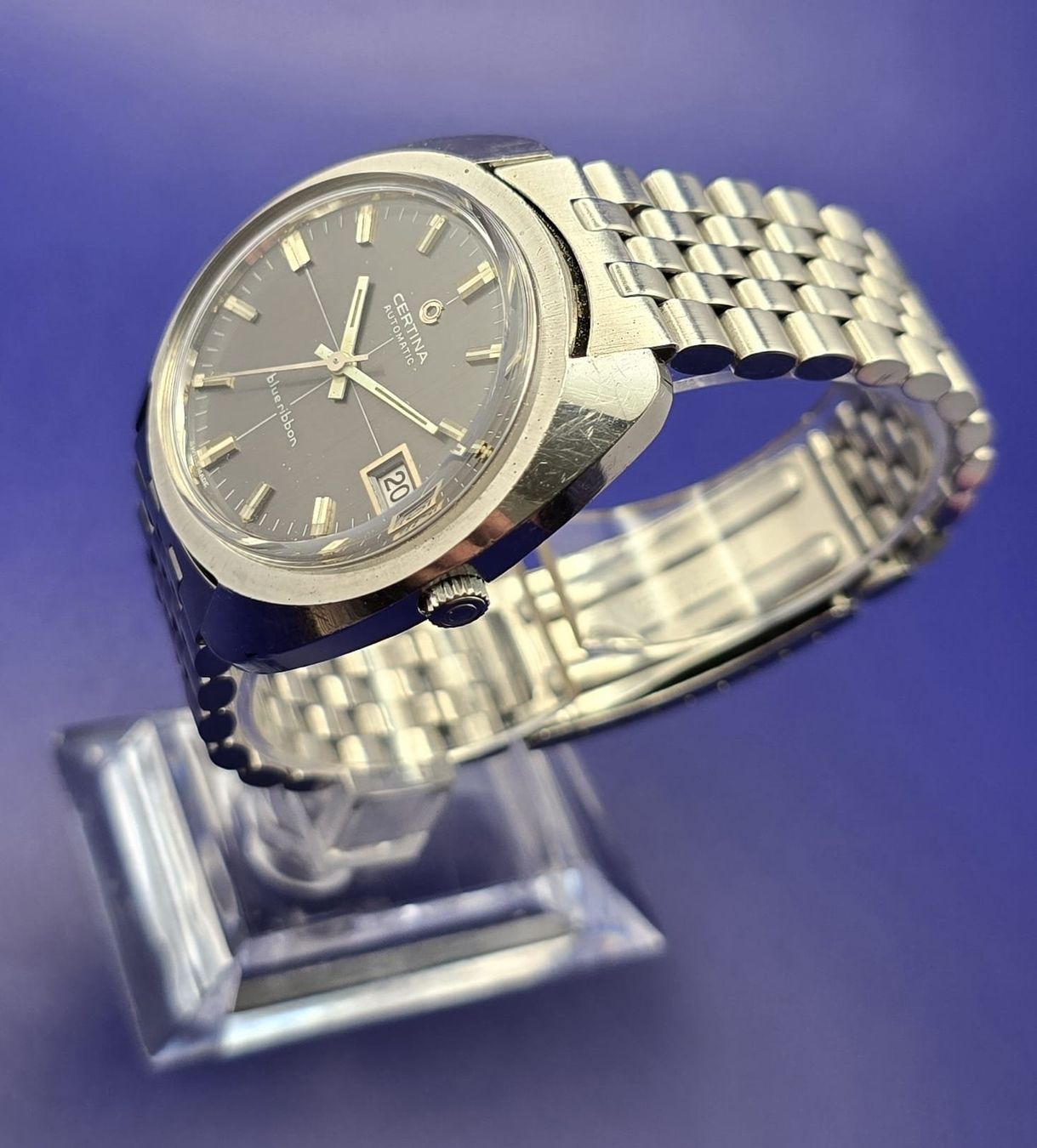 Certina Orologi: CERTINA AUTOMATIC DATE BLUE RIBBON SWISS MADE UHR – Usato da Neftenbach venduto da Taschen-Uhren 3