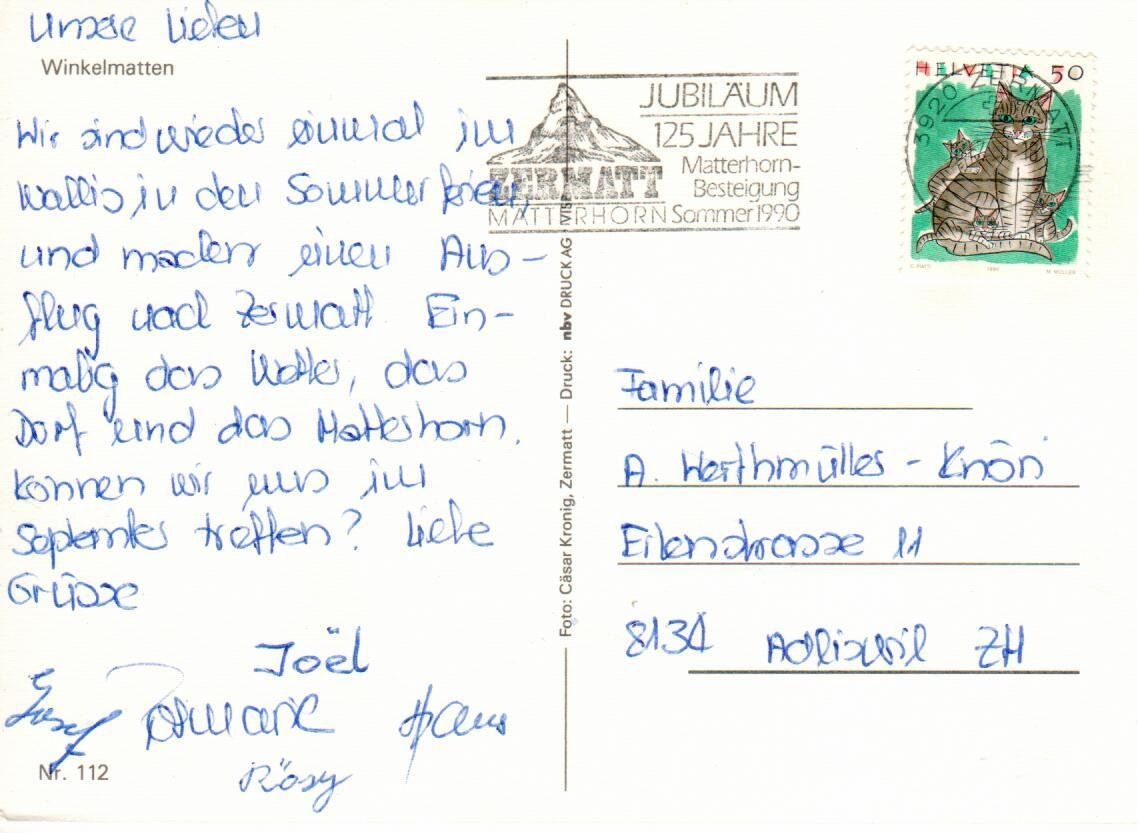 Ansichtskarten: Winkelmatten – Gebraucht aus Wolhusen von Curver9 1