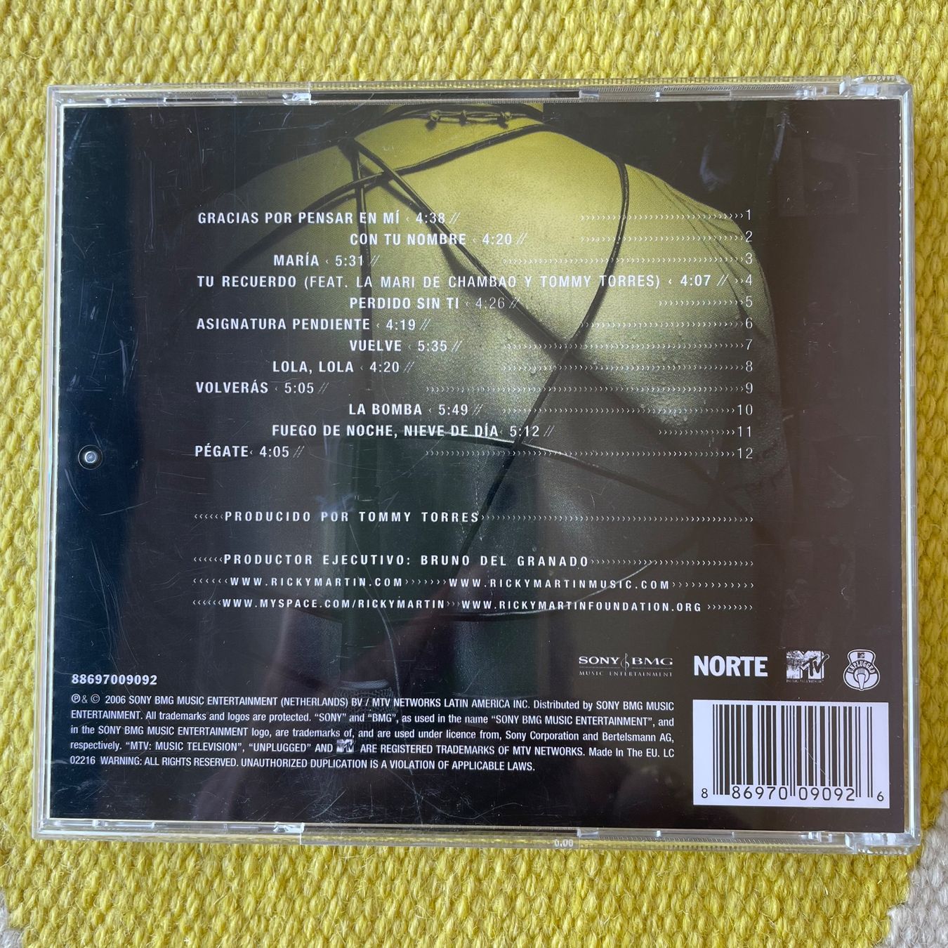 CD: RICKY MARTIN-MTV UNPLUGGED – Usato da Rorschacherberg venduto da CD-Roli 1
