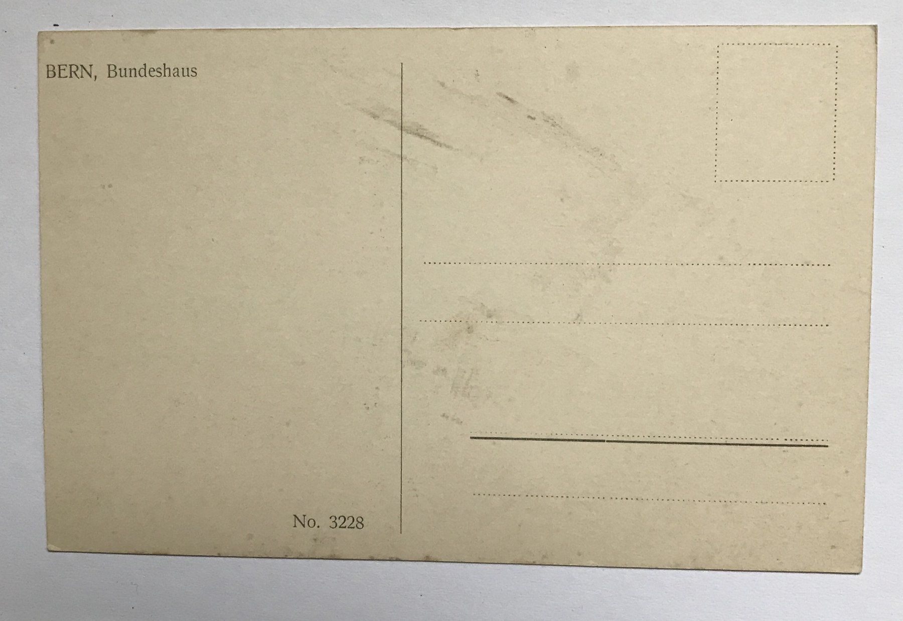 Cartoline postali: ALTE ANSICHTSKARTE BERN BUNDESHAUS – Usato da Ostermundigen venduto da wini63 1