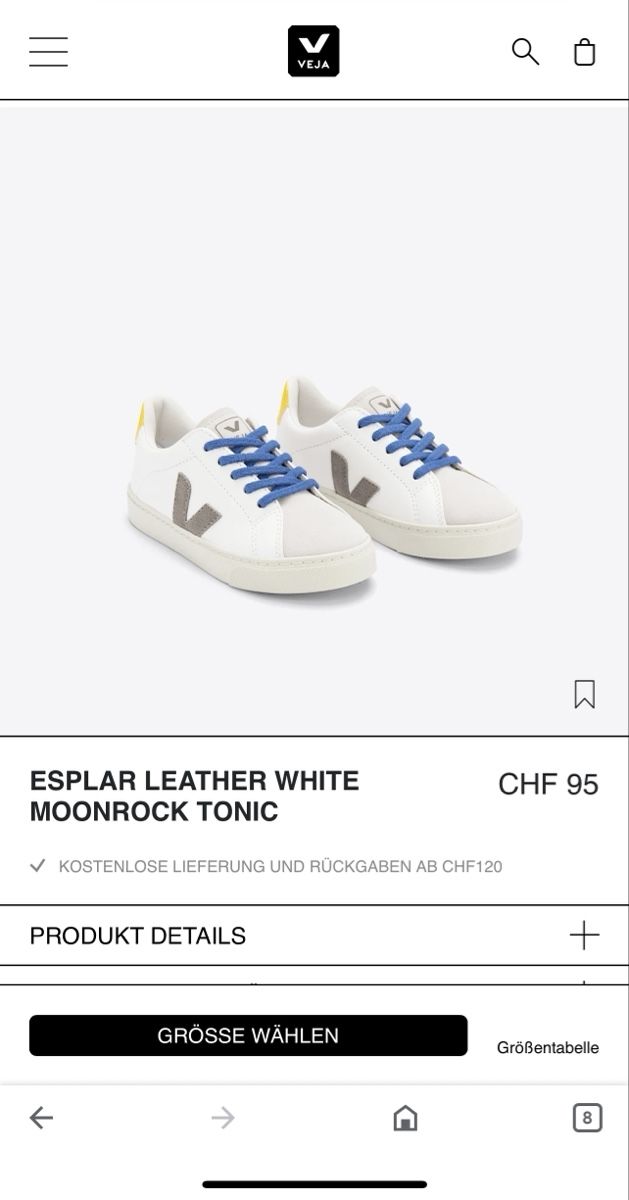 Veja Scarpe per ragazzi: Veja Kinder Sneakers Turnschuhe Gr. 34 – Usato da Wichtrach venduto da Adriana222 8
