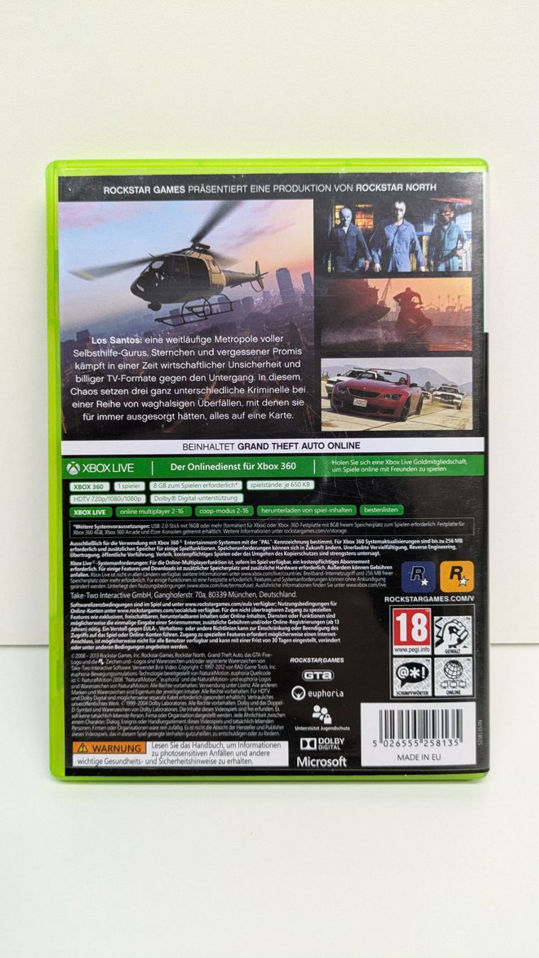 Giochi: GTA Sammlung - XBox 360 – Usato da Menziken venduto da mame18 6