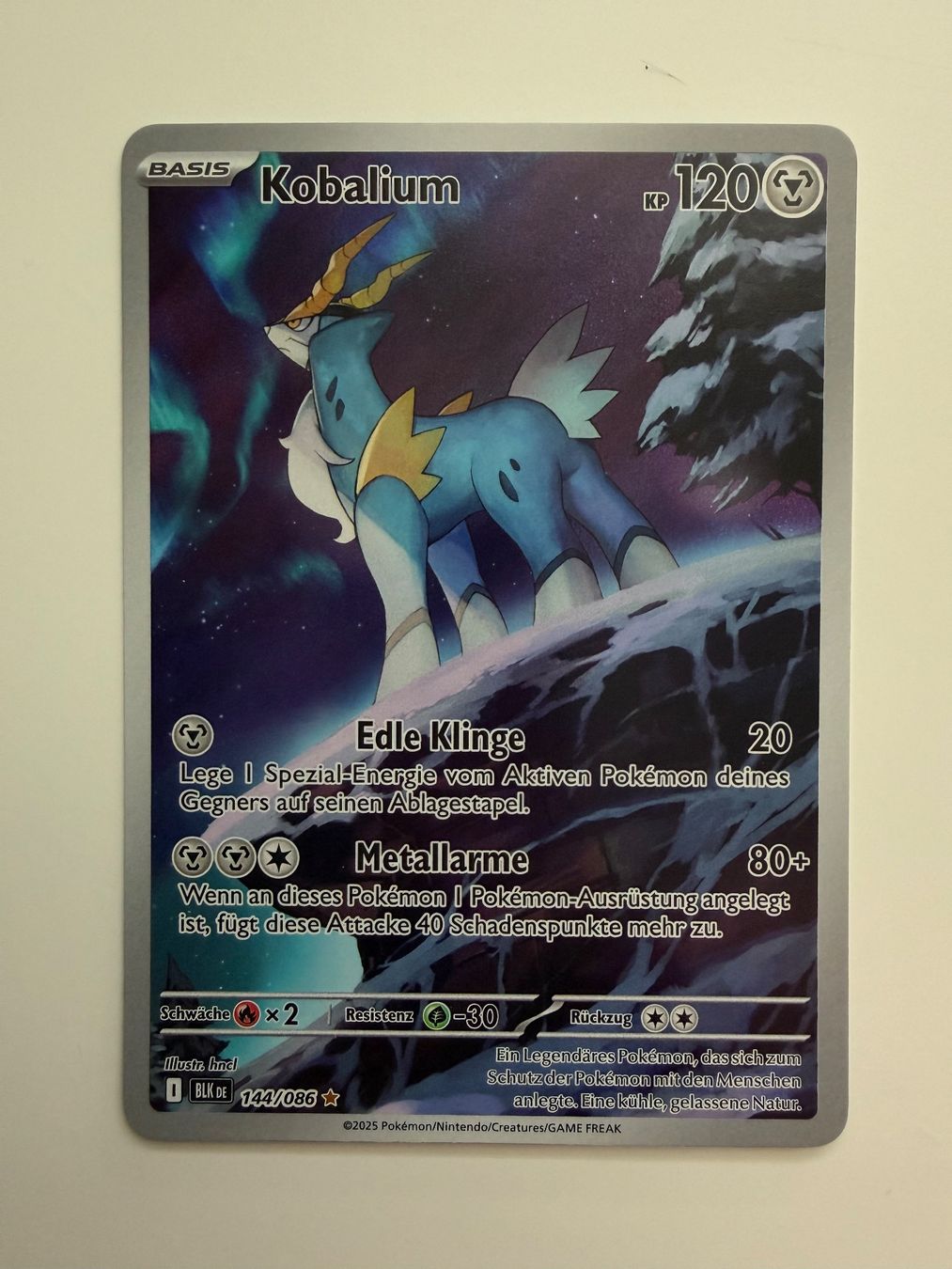 Pokémon Cartes à collectionner: Kobalium (BLK 144) – Neuf (Voir description) à Zollikofen par blaizol