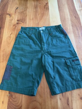1x Kurz & 1x Lang Arbeits-Hosen Grösse S Unisex dunkelgrün 