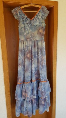 Vintage Ball- oder Brautführerinnenkleid/Tasche