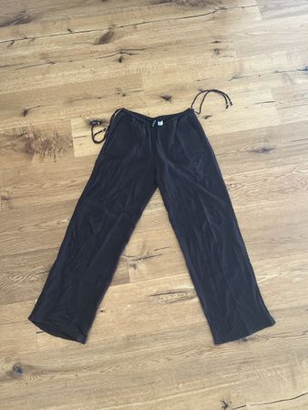 Stoffhose aus Baumwolle Gr. XS dunkelbraun