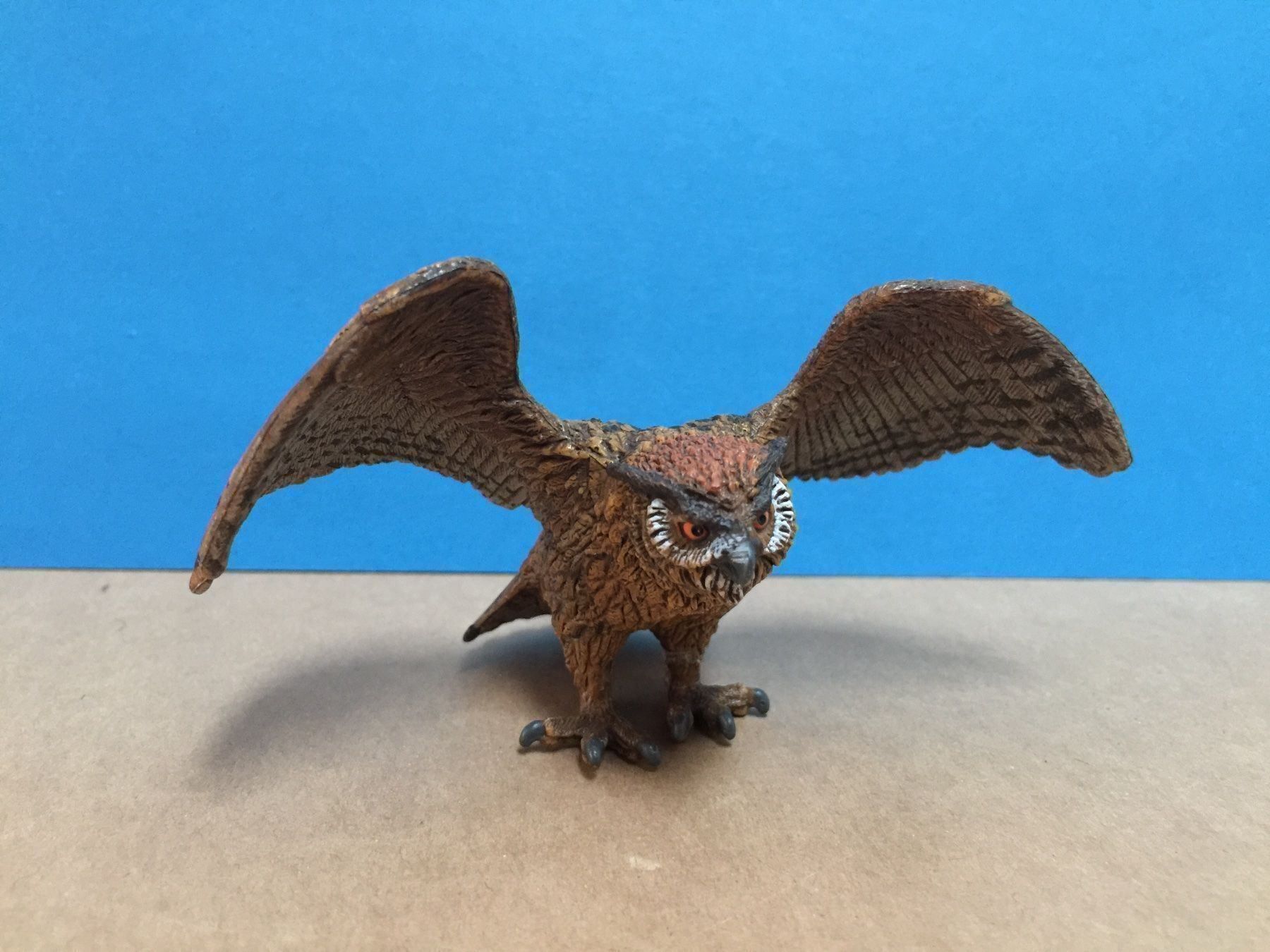 Schleich Statuette: Schleich Uhu 14738 Eule Vogel – Usato da Ennetbaden venduto da mapa05 1