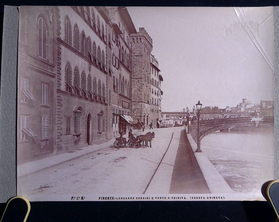 Florenz Italien um 1900 Antikes Foto Ed. Alinari Grossf. (Gebraucht) in ...
