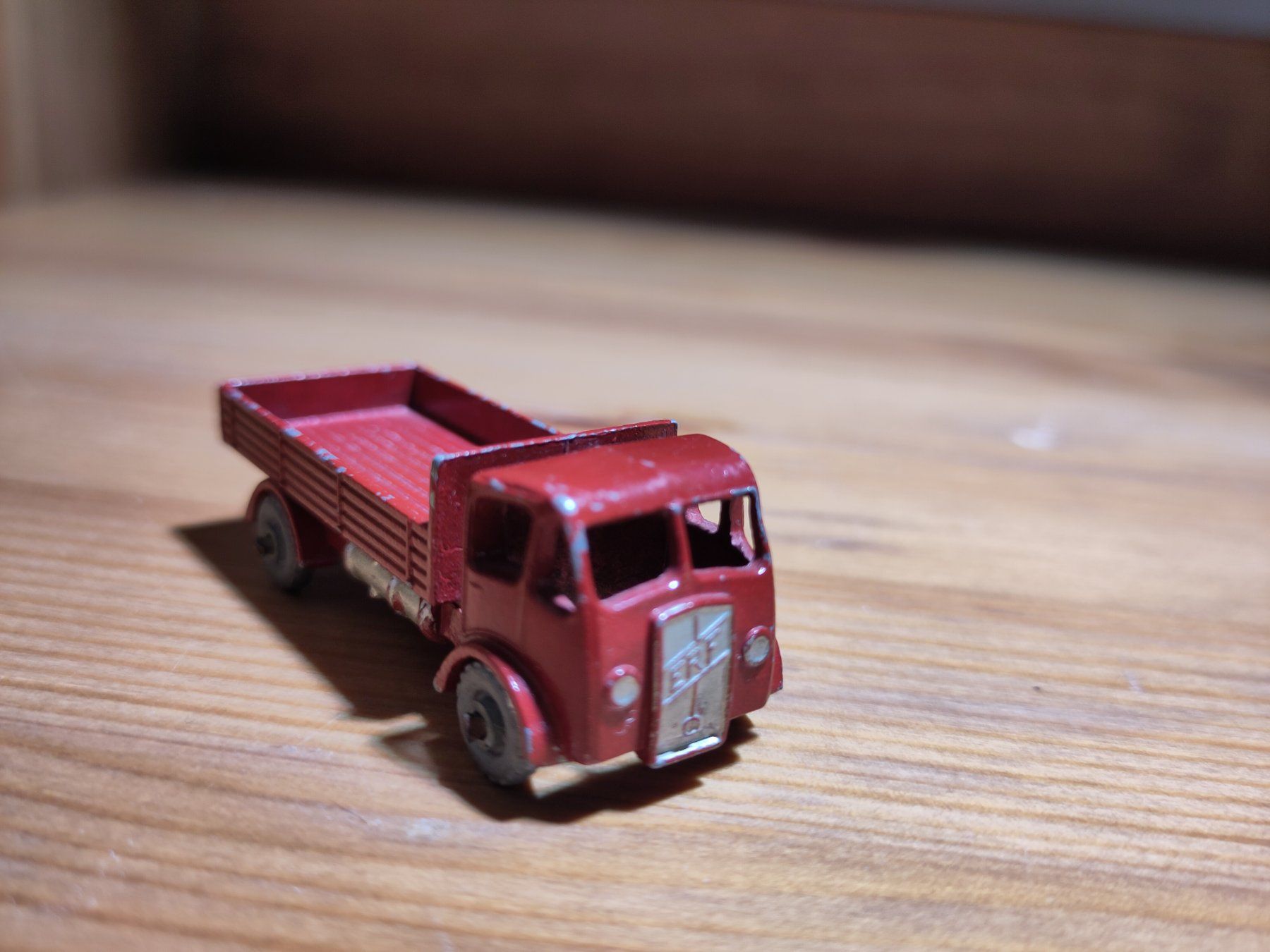 Lesney Modellini d'auto: Modellauto Matchbox Lesney ERF Stake Truck – Usato da Bülach venduto da Tiefschlaflos 1