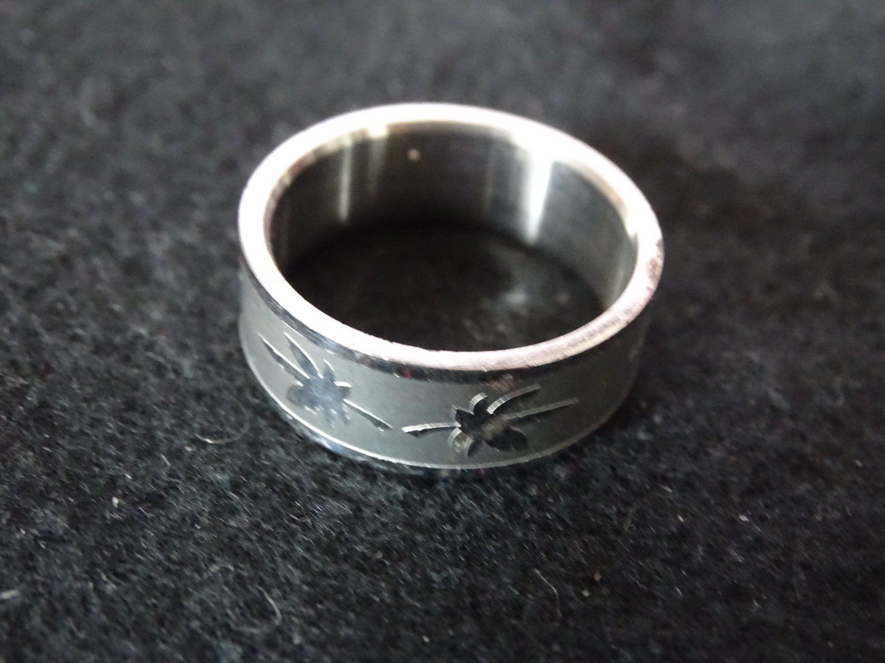Ringe: Ring Edelstahl Hanf – Neu (gemäss Beschreibung) aus Obergerlafingen von STOGS 1
