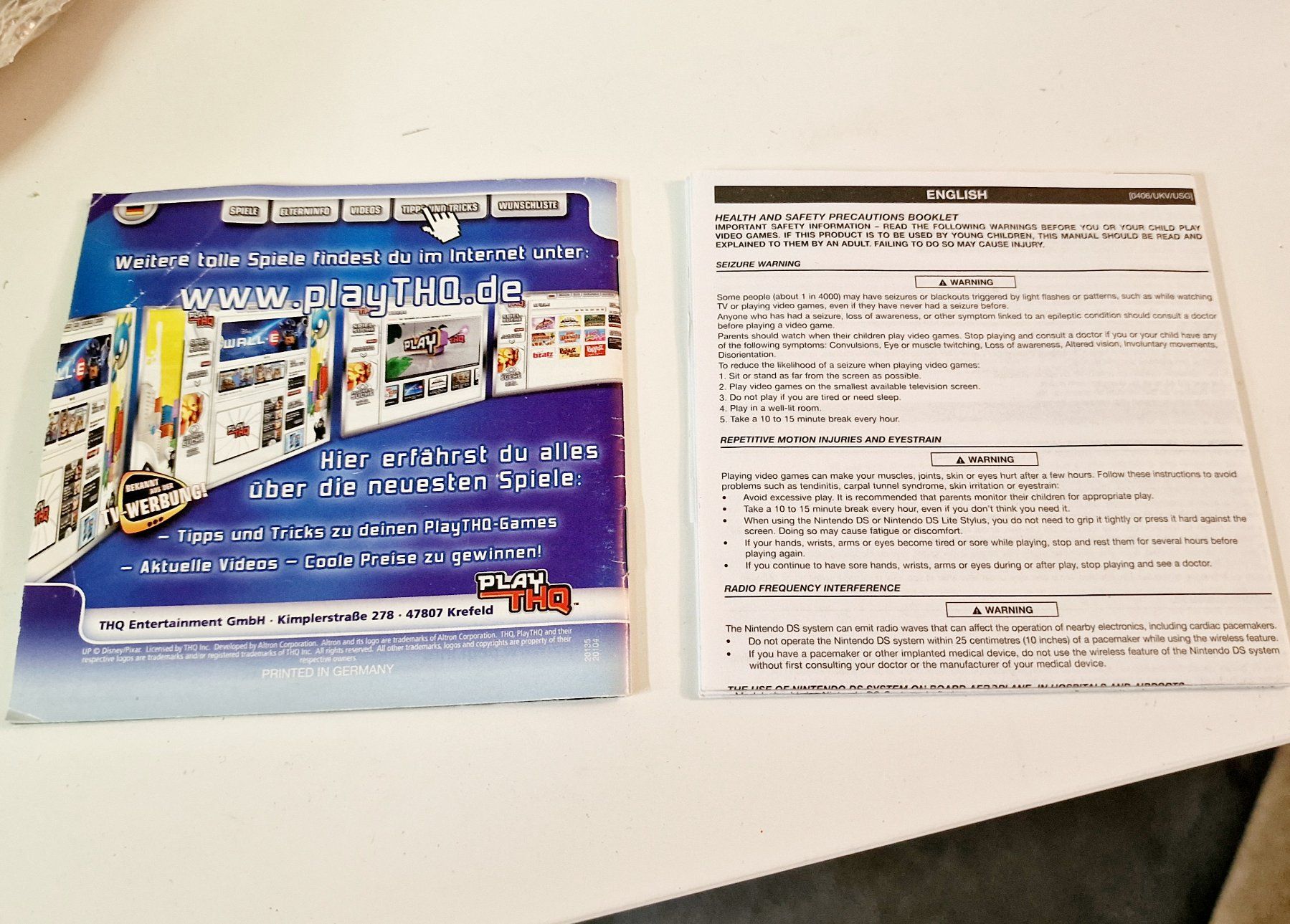 Nintendo Spiele: Oben - Nintendo DS - Anleitung – Gebraucht aus Reinach BL von _MasterK_ 1