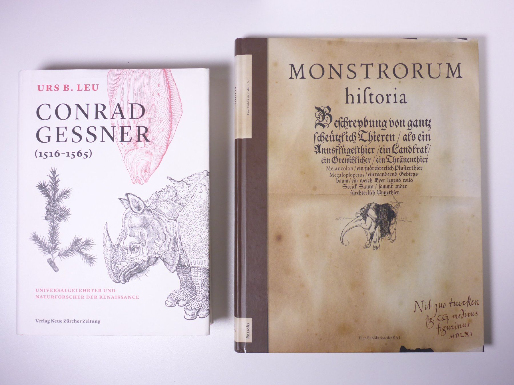 Bücher: Conrad Gessner 2 Titel – Gebraucht aus Erschwil von taglang
