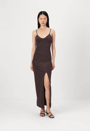 Abendkleid Wal G. in Grösse S Bronze neuwertig 