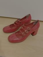 Mary Jane Pumps – Rot Lackleder – Gr. 38 – NEU/ungetragen