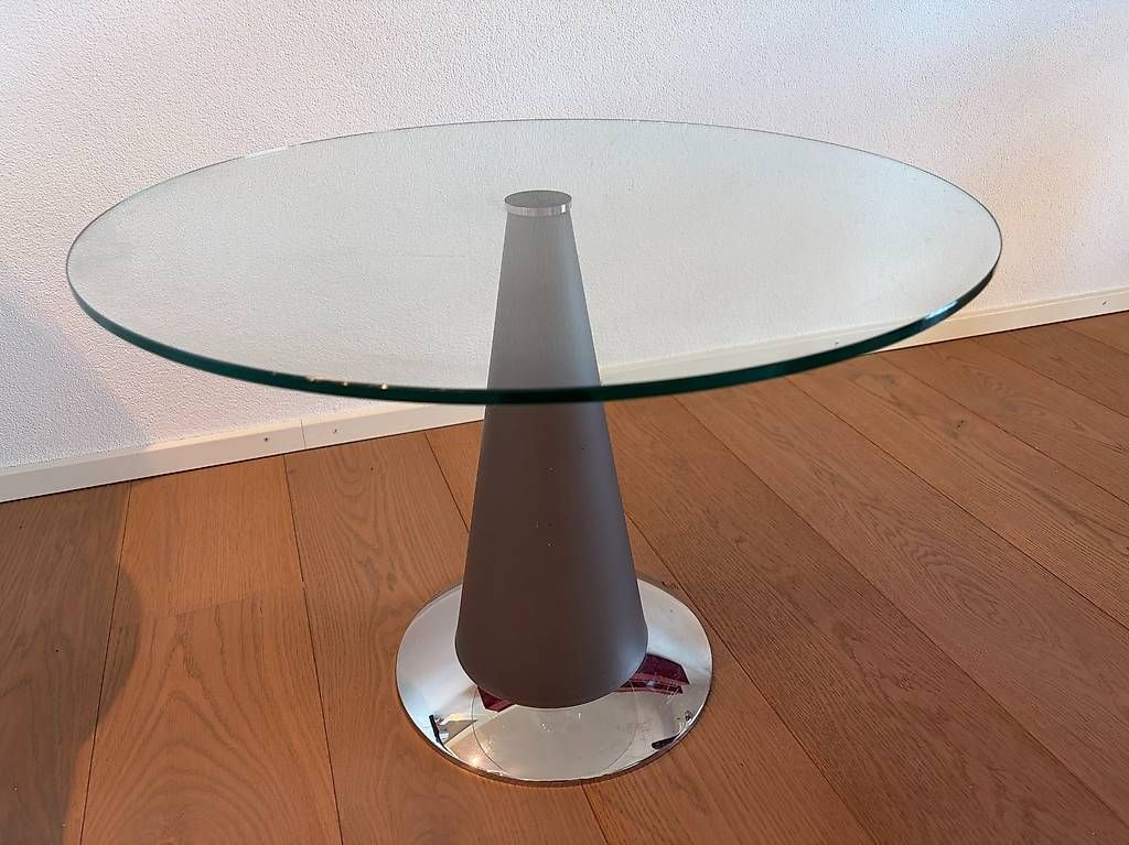 Tavoli: Glastisch rund, 60cm Durchmesser, 44cm hoch – Usato da Buchs ZH venduto da Philipp2713