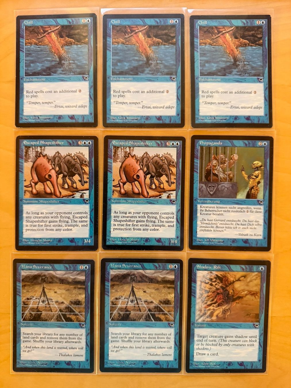Magic The Gathering Carte collezionabili: Tempest // Sturmwind // Magic The Gathering // MTG – Usato da Binz venduto da Tempelritter