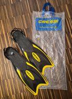 Cressi Tauchflossen gelb schwarz M/L