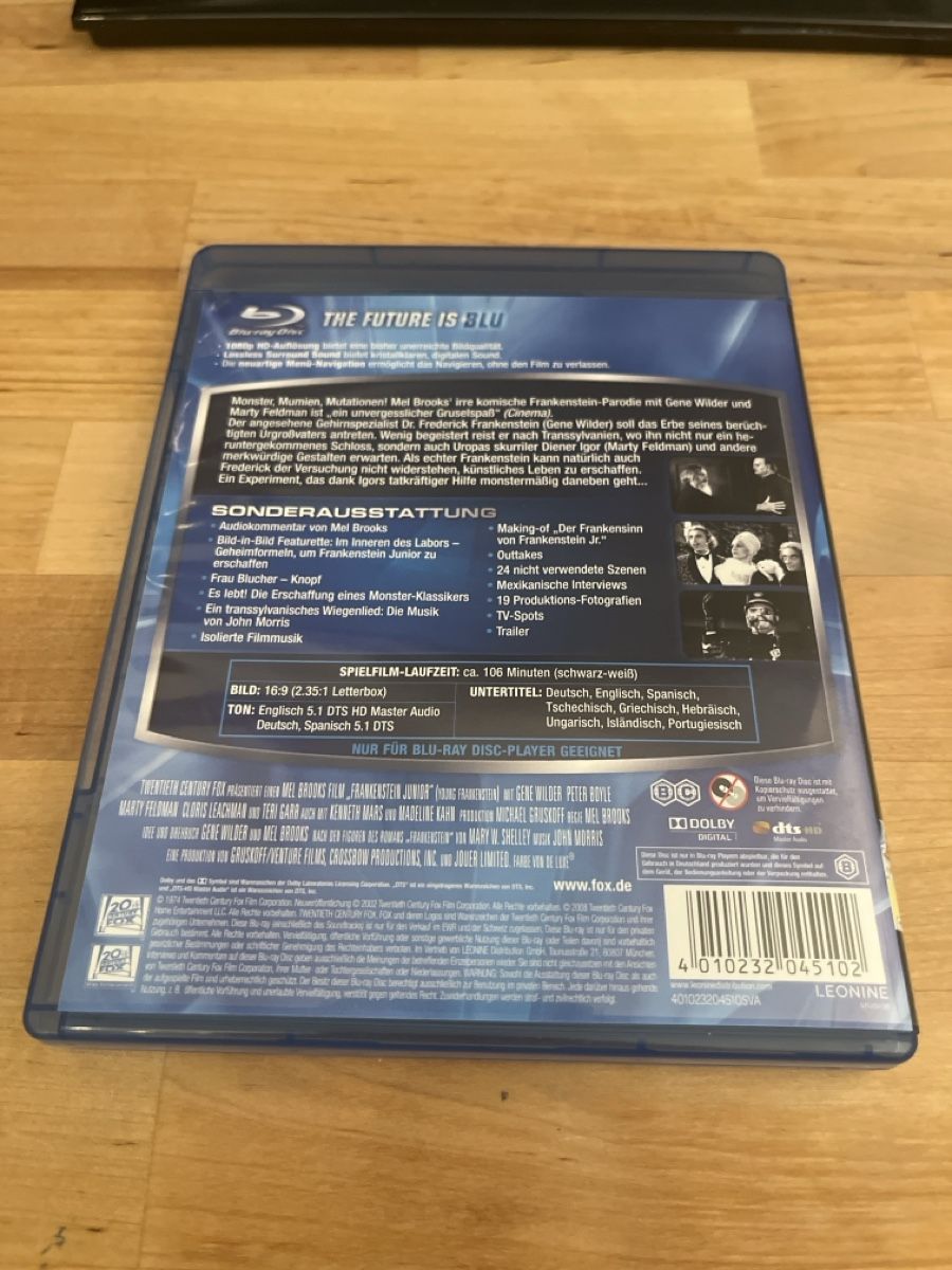 Tutti i DVDs: Frankenstein Junior Blu Ray  – Nuovo (secondo la descrizione) da Sargans venduto da pat_lqj7 1