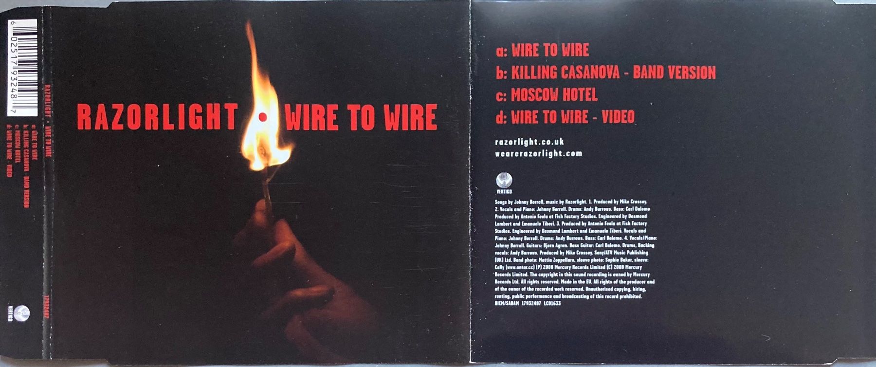 CDs: RAZORLIGHT - WIRE TO WIRE – D'occasion à Poliez-Pittet par Newtown-Records