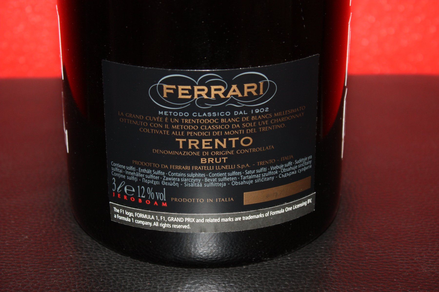 Spirituosen: F1 Champagner – Neu (gemäss Beschreibung) aus PIETERLEN von FORMEL1-MODELLSHOP 5