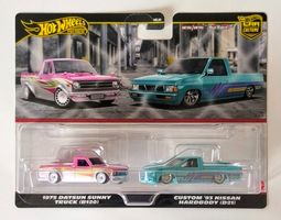 Hot Wheels Premium 75 Datsun Sunny & 93 Nissan Hardbody D21