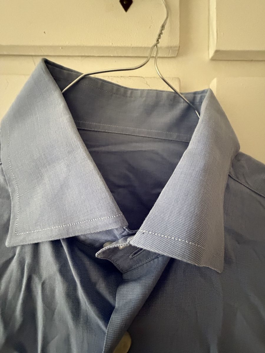 Camicie: Camicia uomo azzurra taglia 40 – Usato da Lugano venduto da can_xdd8 1